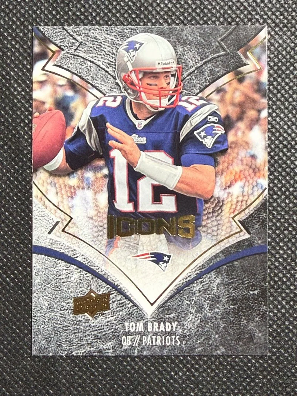 2008 Upper Deck Icons #58 Tom Brady New England Patriots HOF